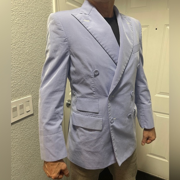 Vivienne Westwood - Oversized Double-Breasted Pinstriped Cotton-blend Blazer 42 - Picture 10 of 11